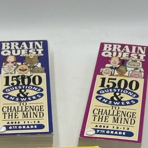 Brain Quest Trivia Cards: “Ages 11-13” Questions & Answers for 6th & 7th Graders